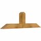 Ekena Millwork Portland Rough Sawn Timber Gable Bracket, Western Red Cedar, 48"W x 14"H x 4"D x 4"F, 7/12 Pitch GBW048X14X0404POR00RWR - alternate 5